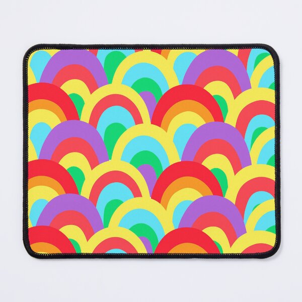 Item preview, Colorful Retro Rainbow Pattern | Groovy 70s Seamless Rainbow Design | Bright Boho Aesthetic designed and sold by RJACreative.