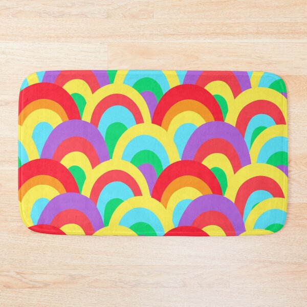 Item preview, Colorful Retro Rainbow Pattern | Groovy 70s Seamless Rainbow Design | Bright Boho Aesthetic designed and sold by RJACreative.