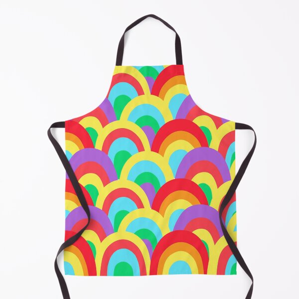 Item preview, Colorful Retro Rainbow Pattern | Groovy 70s Seamless Rainbow Design | Bright Boho Aesthetic designed and sold by RJACreative.