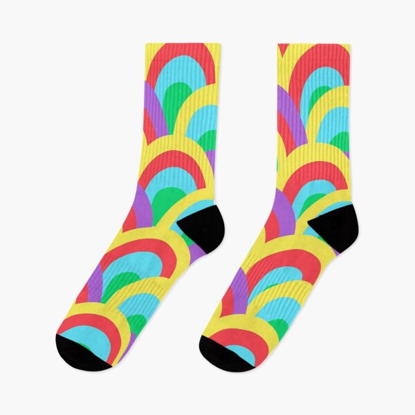 Item preview, Colorful Retro Rainbow Pattern | Groovy 70s Seamless Rainbow Design | Bright Boho Aesthetic designed and sold by RJACreative.