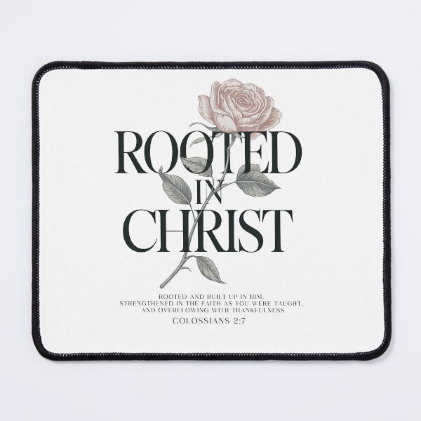 Item preview, Rooted in Christ – Colossians 2:7 Christian Floral designed and sold by SweetTeezPrints.