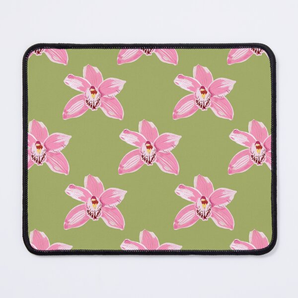 Item preview, Pink Orchids Illustrated Pattern designed and sold by paigealayna.
