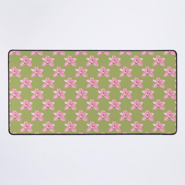 Item preview, Pink Orchids Illustrated Pattern designed and sold by paigealayna.