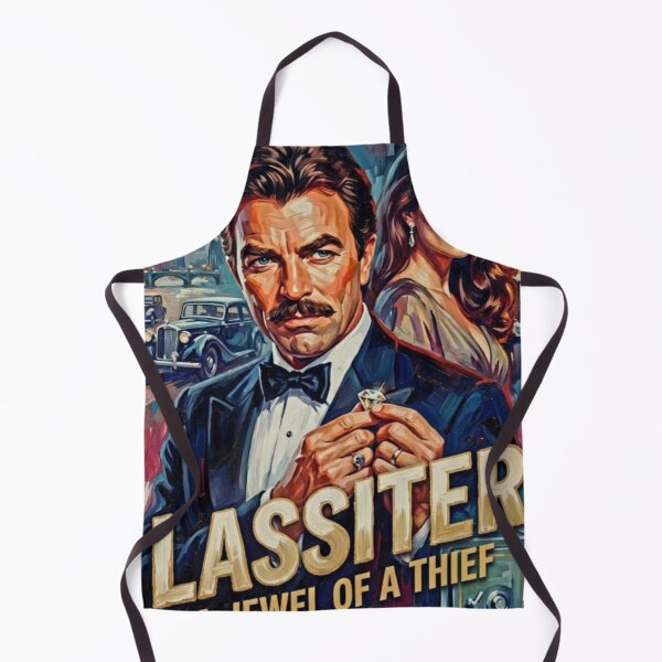 Item preview, Lassiter Retro Spy Crime Action Mystery Jewel Thief Tribute Art Movie Poster designed and sold by Art's Diner.