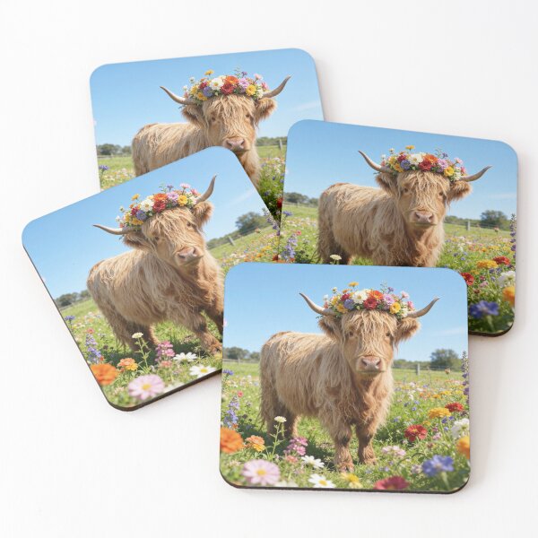 Item preview, Nessy The Scottish Highland Cow  designed and sold by HappyHighlands.