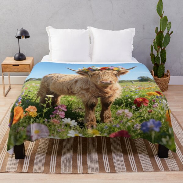 Item preview, Nessy The Scottish Highland Cow designed and sold by HappyHighlands.