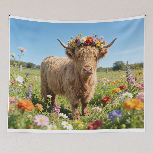 Item preview, Nessy The Scottish Highland Cow  designed and sold by HappyHighlands.