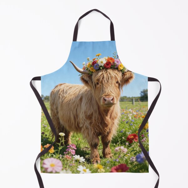 Item preview, Nessy The Scottish Highland Cow designed and sold by HappyHighlands.