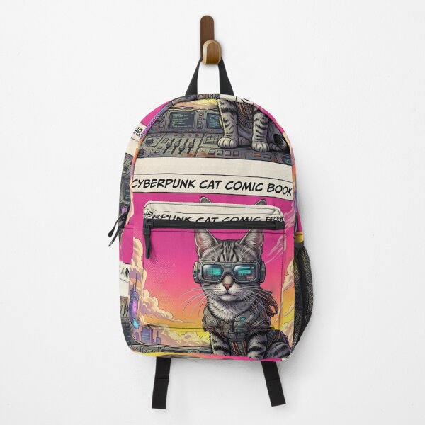 Item preview, Cyberpunk Space Tabby in Neon Fuchsia designed and sold by HotChoiceDesign.