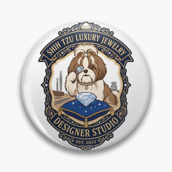 Item preview, Shih Tzu Luxury Jewelry Designer Diamond Loupe designed and sold by PictoVibe.