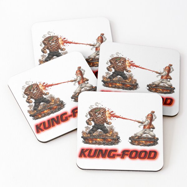 Item preview, Kung-Food: Grilled Sausage Ketchup Attack designed and sold by Krystek-Studio .