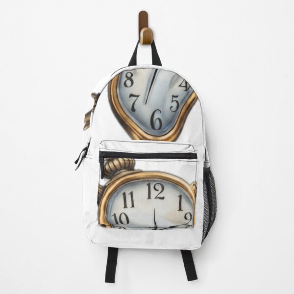 Item preview, Surreal Melting Clock with Antlers" designed and sold by DailyDoodlesBySumbul.