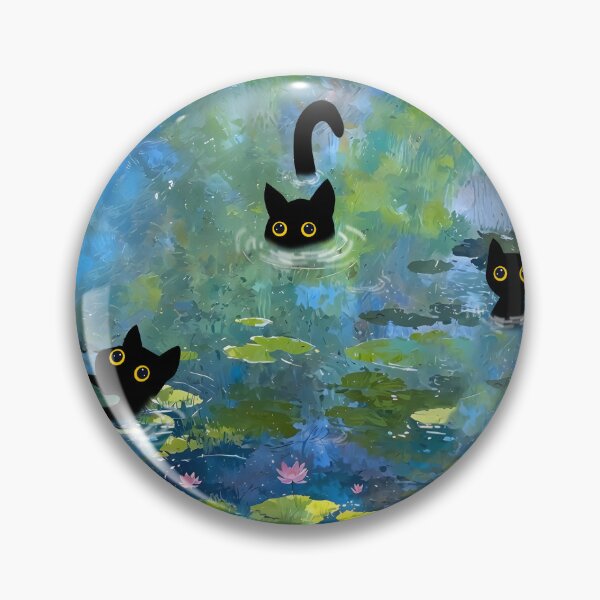 Item preview, Cool Cats Monet Water Lilies Pond designed and sold by PurrfectHome.