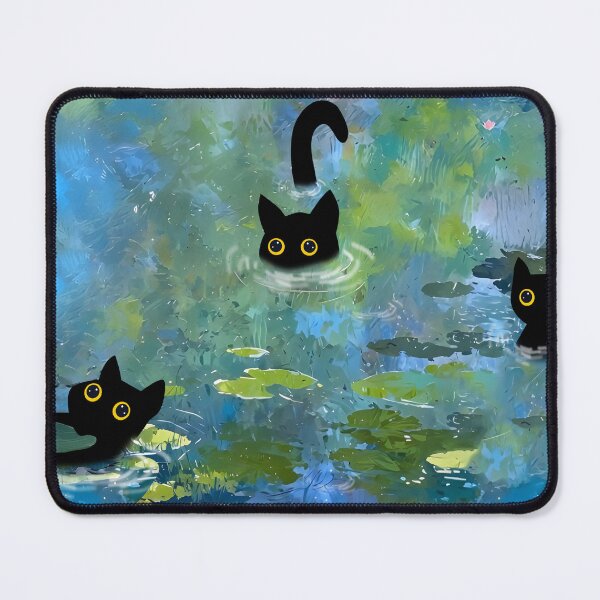Item preview, Cool Cats Monet Water Lilies Pond designed and sold by PurrfectHome.