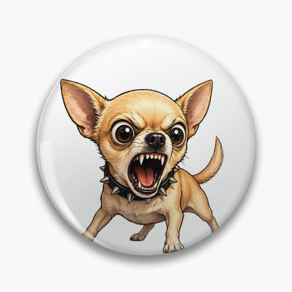 Item preview, Funny Chihuahua Tiny But Dangerous | Angry Small Dog Gift | Cute Chihuahua Lover Cartoon | Funny Pet Design designed and sold by ArtByTripti.