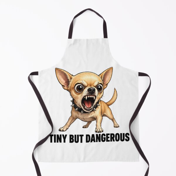 Item preview, Funny Chihuahua Tiny But Dangerous | Angry Small Dog Gift | Cute Chihuahua Lover Cartoon | Funny Pet Design designed and sold by ArtByTripti.