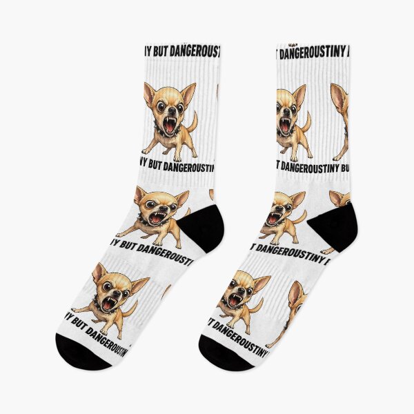 Item preview, Funny Chihuahua Tiny But Dangerous | Angry Small Dog Gift | Cute Chihuahua Lover Cartoon | Funny Pet Design designed and sold by ArtByTripti.