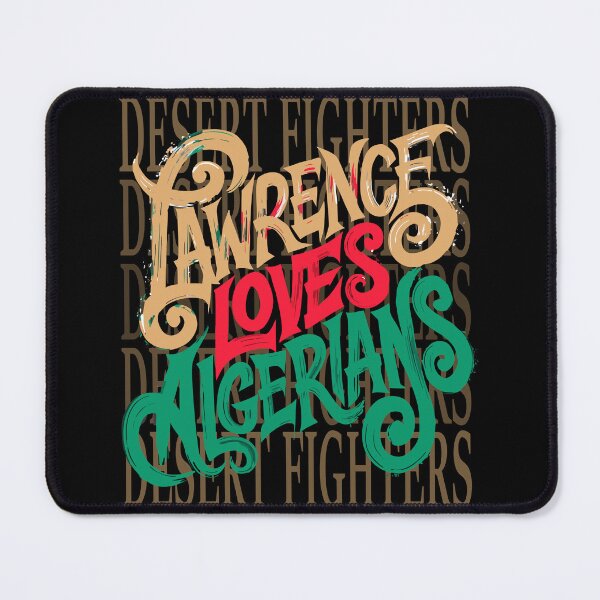 Item preview, Lawrence Loves Algerians V2 — Algeria World Cup 2026 Back Print T-Shirt designed and sold by Zerr-deZign.