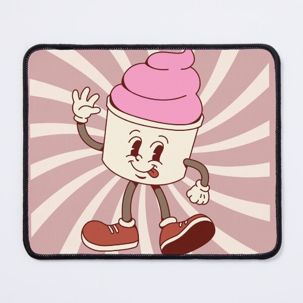 Item preview, Cute Vintage Cartoon Ice Cream Character designed and sold by A touch of creativity.
