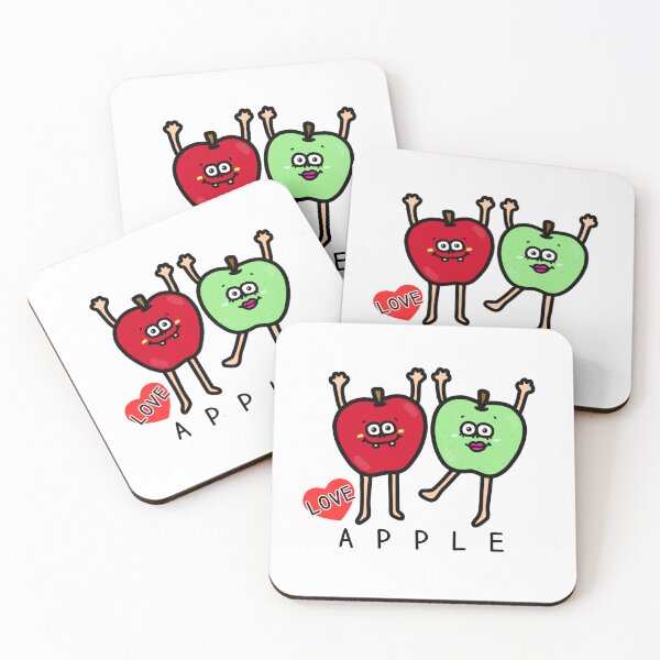 Item preview, Cute I LOVE APPLE designed and sold by kanaehonkawa.