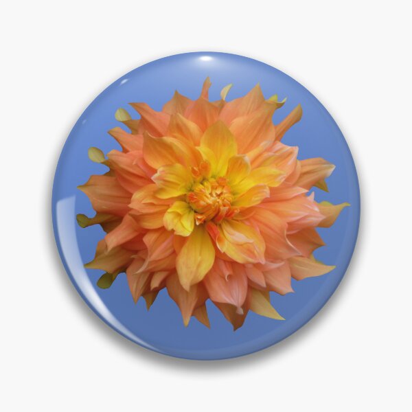 Item preview, Summer Dahlia Swirls Die Cut designed and sold by JoyousArt4u.