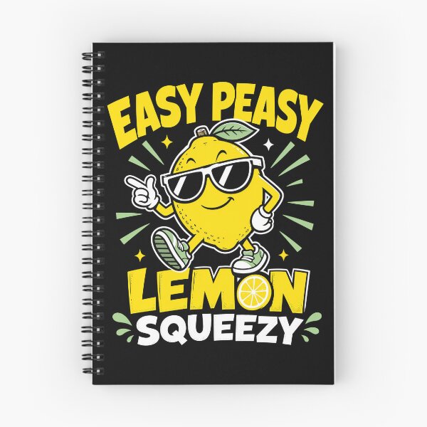 Item preview, Easy Peasy Lemon Squeezy Cartoon Lemon designed and sold by Victor Shadehorn.