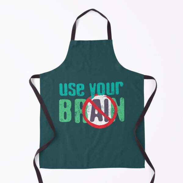 Item preview, Stop AI - Use your brain designed and sold by Frank J. Art.
