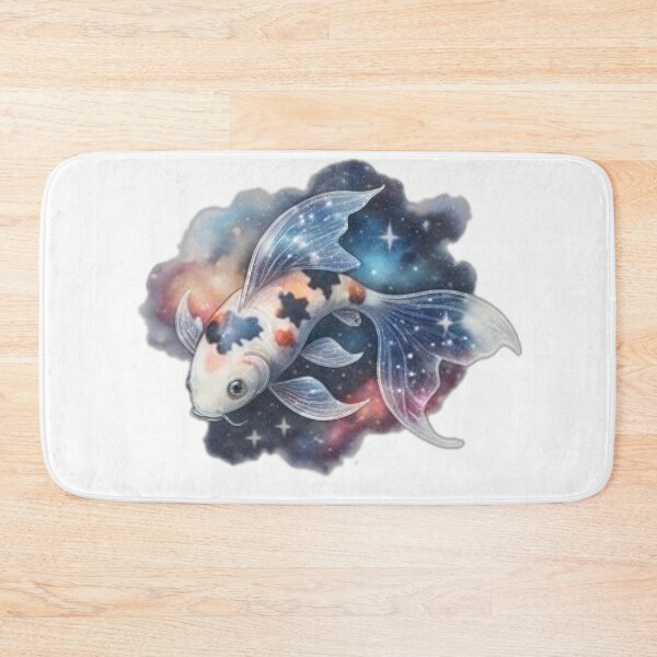 Item preview, Galactic Koi Fish in Nebula" designed and sold by DailyDoodlesBySumbul.