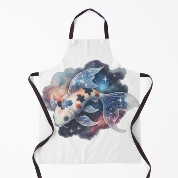 Item preview, Galactic Koi Fish in Nebula" designed and sold by DailyDoodlesBySumbul.
