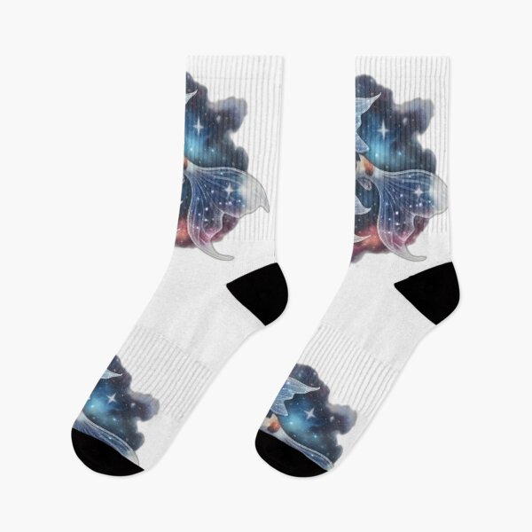 Item preview, Galactic Koi Fish in Nebula" designed and sold by DailyDoodlesBySumbul.