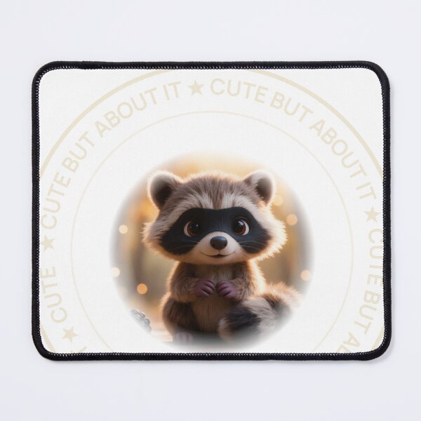 Item preview, Trouble — Cute but Mischievous Raccoon designed and sold by The Cosy co..