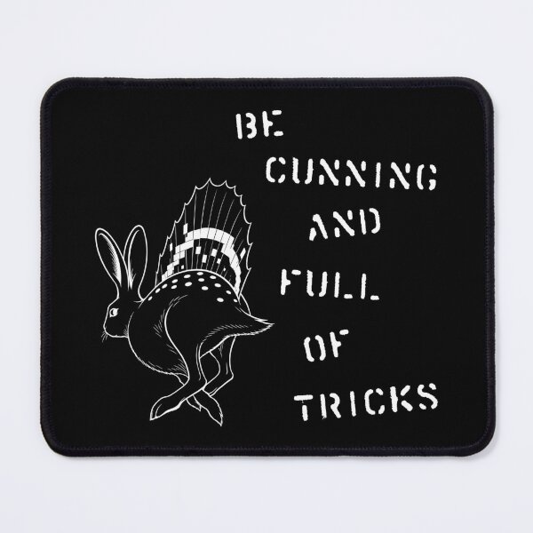 Item preview, Be Cunning And Full Of Tricks | EVOLVE | Dimetrodon El-Ahrairah (Prints White) designed and sold by ScientiaAcLabor.