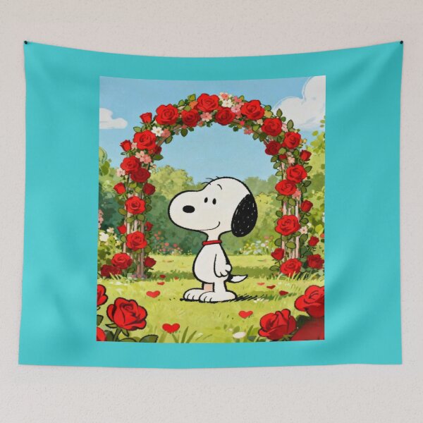 Item preview, Snoopy Red Rose Arch Garden Art designed and sold by Innova_Creations.