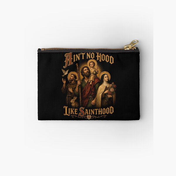 Item preview, Ain’t No Hood Like Sainthood Religious Humor designed and sold by Victor Shadehorn.