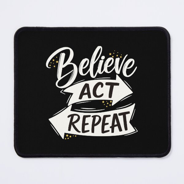Item preview, Believe Act Repeat designed and sold by Verse & Vibes.