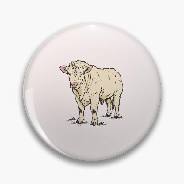 Item preview, Charolais Bull Vintage White Cattle Ranching Farmer designed and sold by mari-kayden.