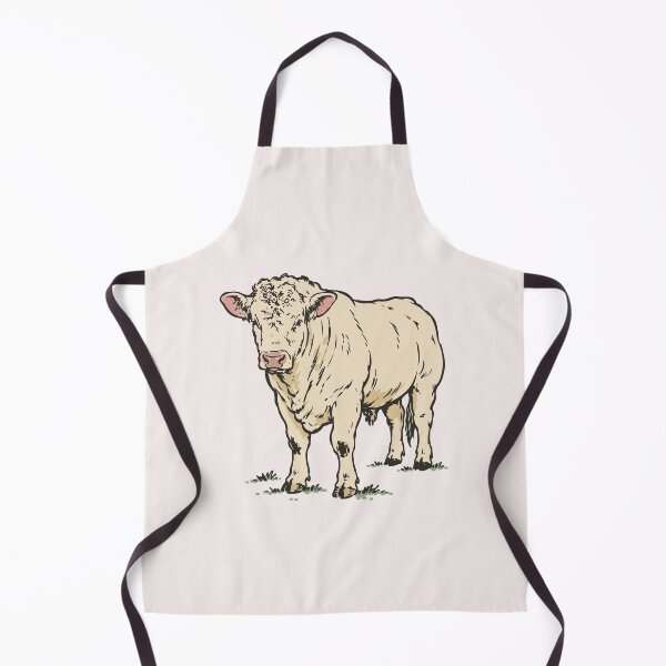 Item preview, Charolais Bull Vintage White Cattle Ranching Farmer designed and sold by mari-kayden.