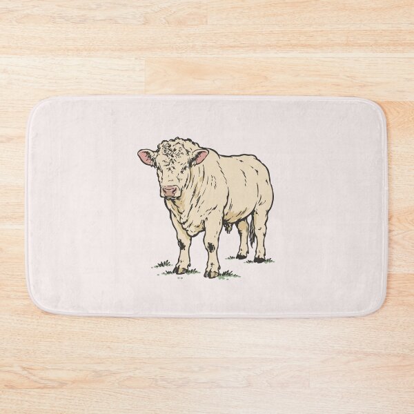 Item preview, Charolais Bull Vintage White Cattle Ranching Farmer designed and sold by mari-kayden.