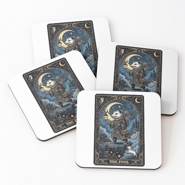 Item preview, El Tarot Tlacuache - Carta de la Zarigüeya Mística designed and sold by Retro Mood Co.