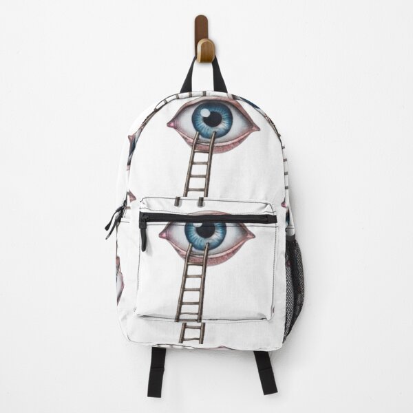 Item preview, Surreal Eye with Ladder to Vision" designed and sold by DailyDoodlesBySumbul.