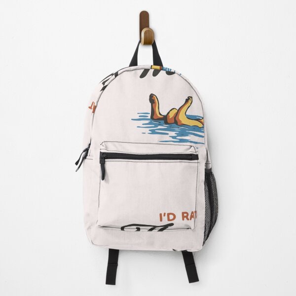 Item preview, Id Rather Be At The Lake Golden Retriever Dog Swimming designed and sold by mari-kayden.