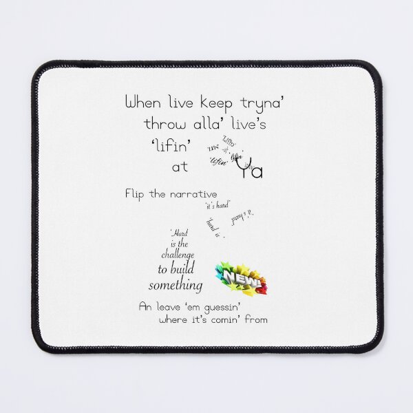 Item preview, An leave 'em guesin' designed and sold by Elemently.