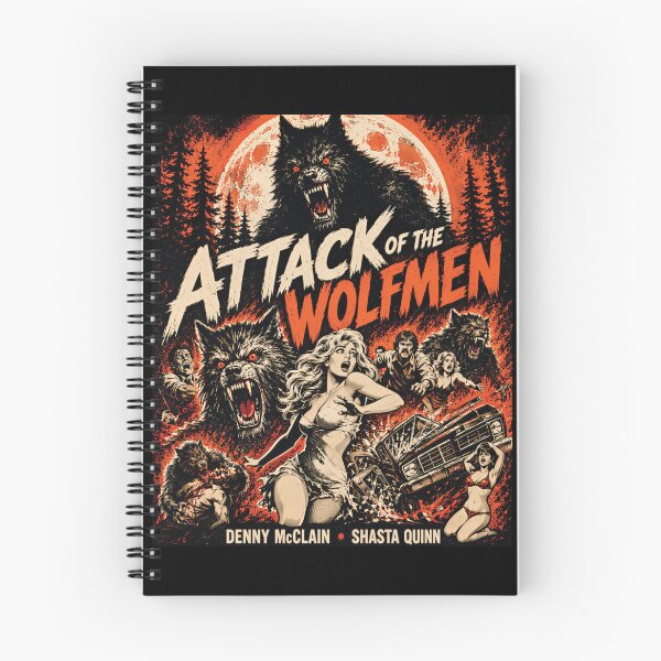 Item preview, Attack of the Wolfmen Retro Horror designed and sold by Victor Shadehorn.
