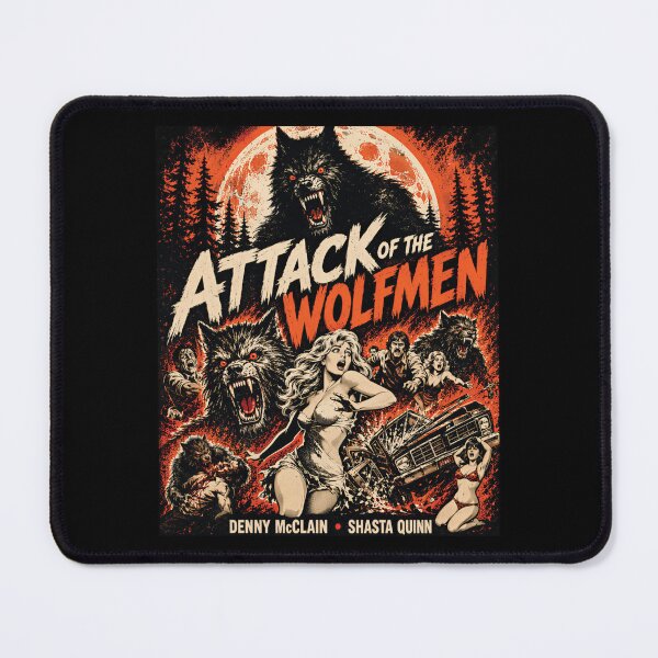 Item preview, Attack of the Wolfmen Retro Horror designed and sold by Victor Shadehorn.