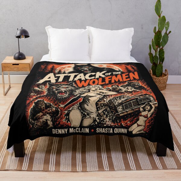 Item preview, Attack of the Wolfmen Retro Horror designed and sold by Victor Shadehorn.