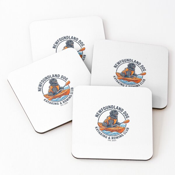 Item preview, Newfoundland Dog Kayaking Rowing Club Life Jacket designed and sold by PictoVibe.