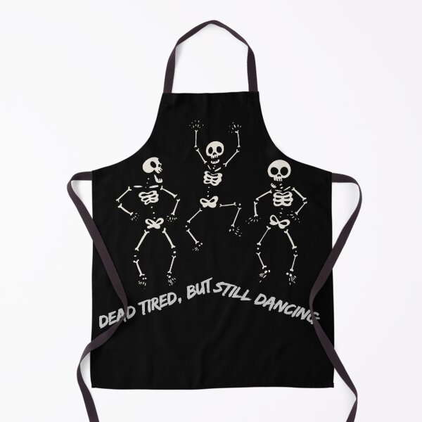 Item preview, Dancing Skeletons Dead Tired But Still Dancing Funny Graphic designed and sold by Redvibeco.