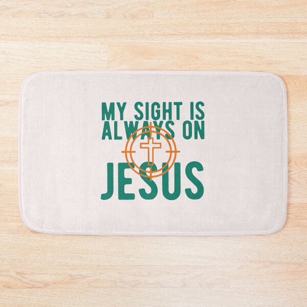 Item preview, My Sight Is Always On Jesus Christian Hunting Crosshair designed and sold by mari-kayden.