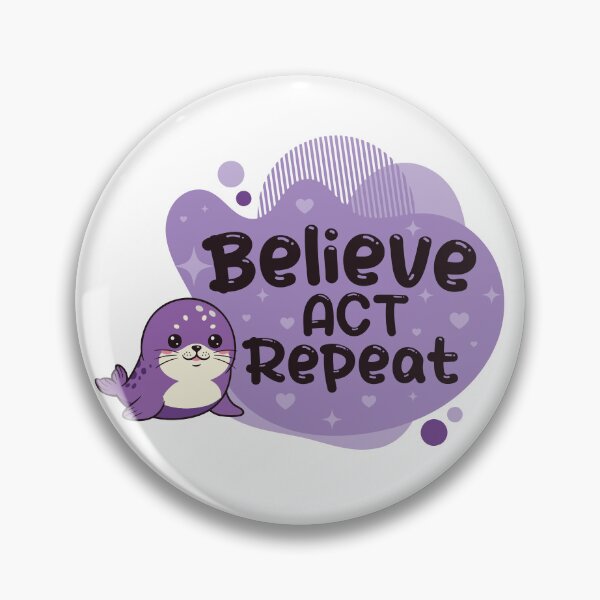Item preview, Believe Act Repeat designed and sold by Verse & Vibes.