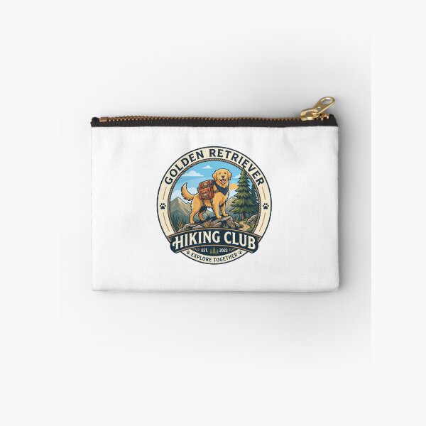 Item preview, Golden Retriever Hiking Club Mountain Camper Adventure designed and sold by PictoVibe.